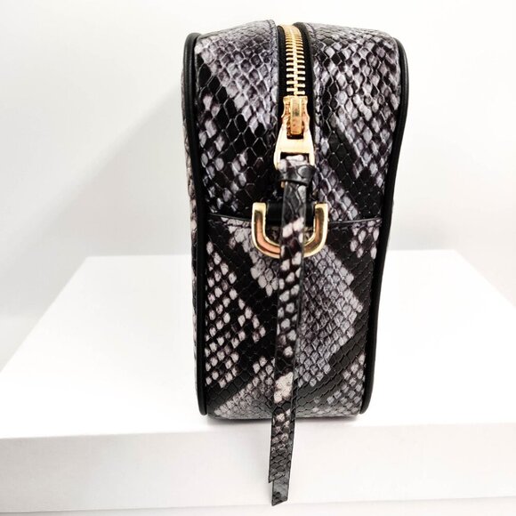 Anine Bing Alice Bag in Cloudy Blue Python - Picture 8 of 10